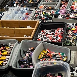 Shoe Charms/Bracelets: Various Colors 5 Charms/1 Bracelet for $15